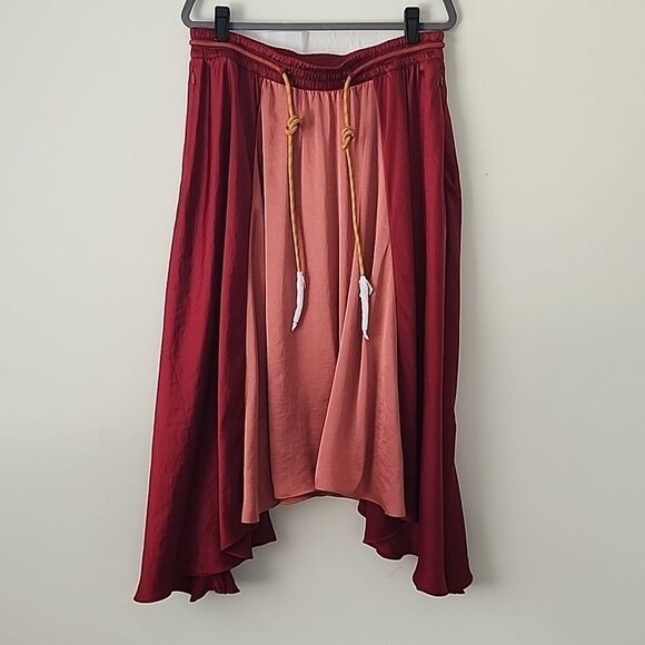 Lululemon Red Limited Edition Roksanda Ilinčić Colaboration Maxi Skirt XL - Picture 6 of 12